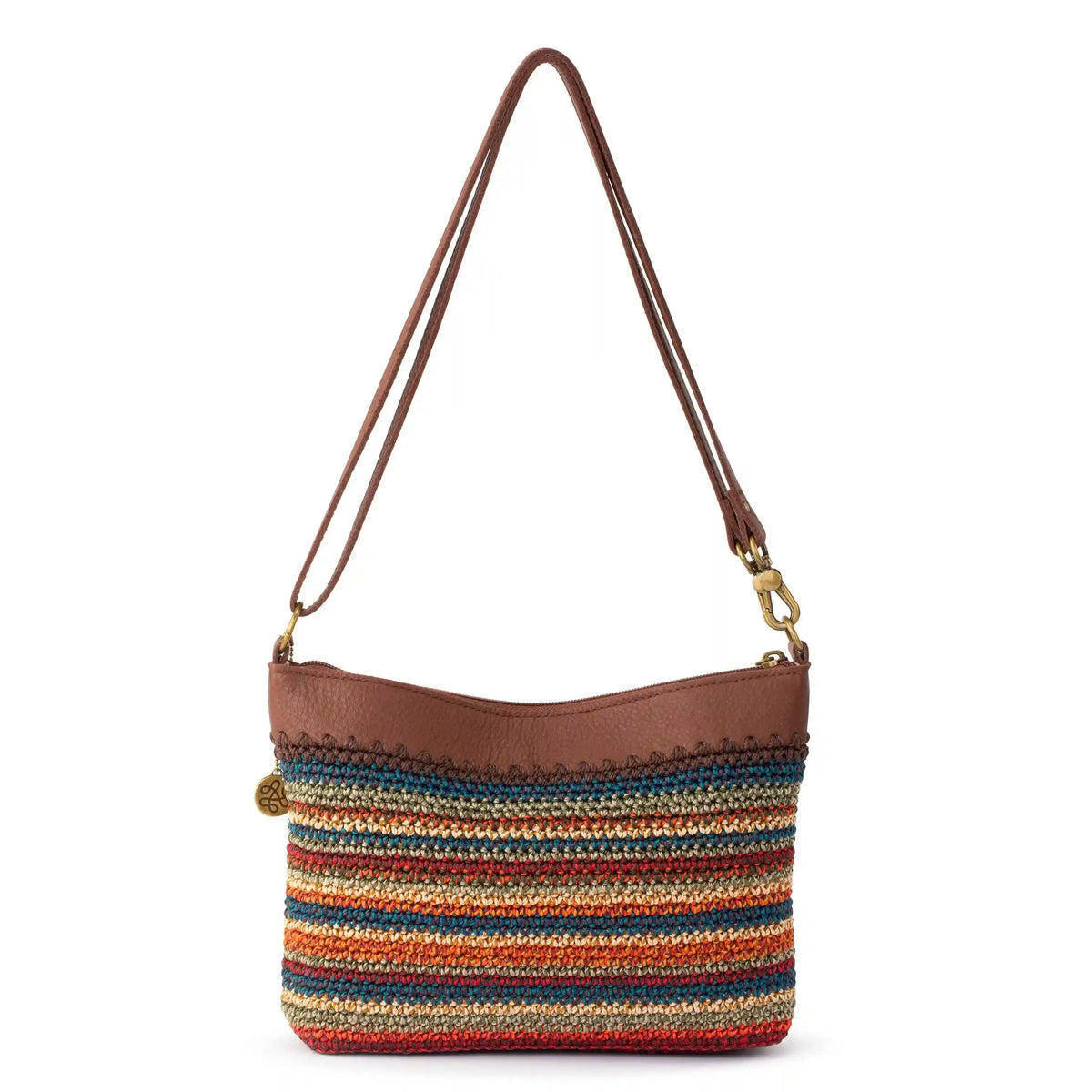 Lumi Crossbody - Hand Crochet - Woodland Stripe