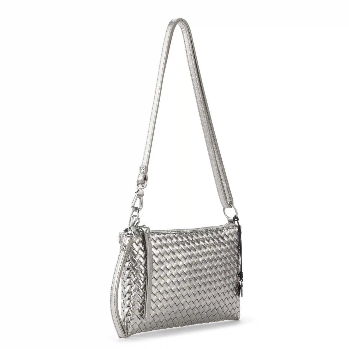 Vita Convertible Wristlet - Leather - Pyrite Woven
