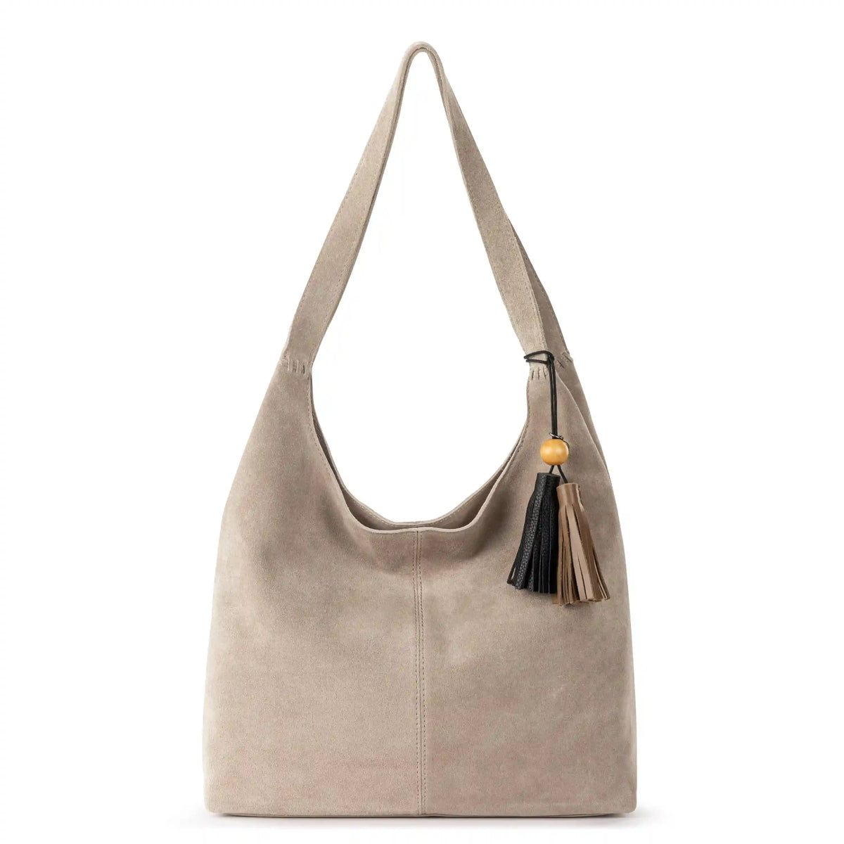 Huntley Hobo - Leather - Sand Suede