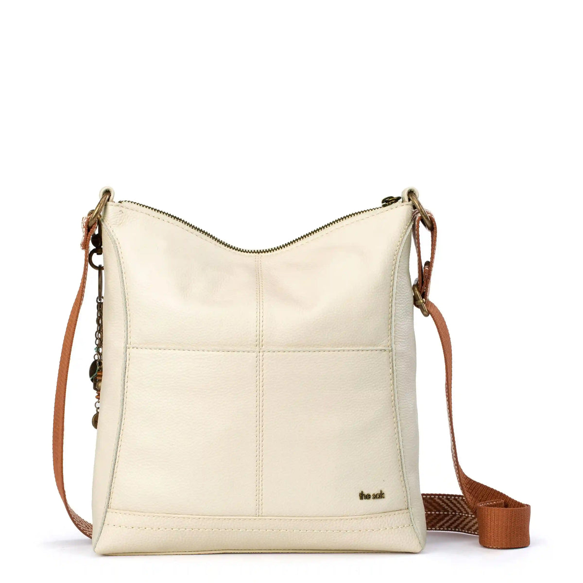 Lucia Crossbody - Leather - Stone