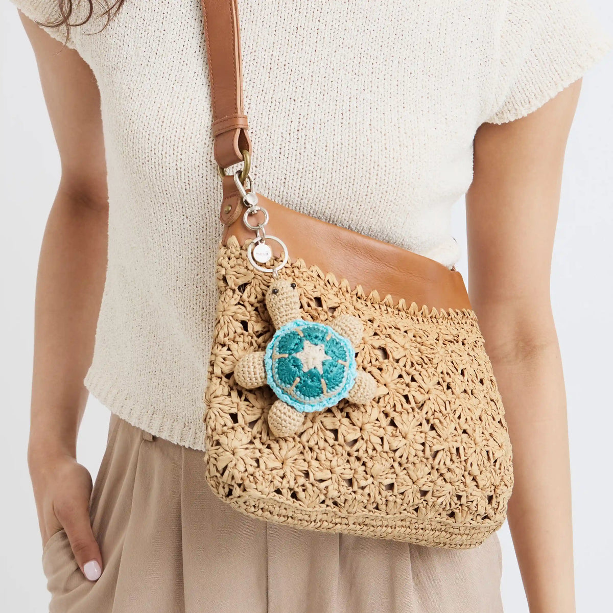 Melrose Crossbody - Straw - Natural Primrose