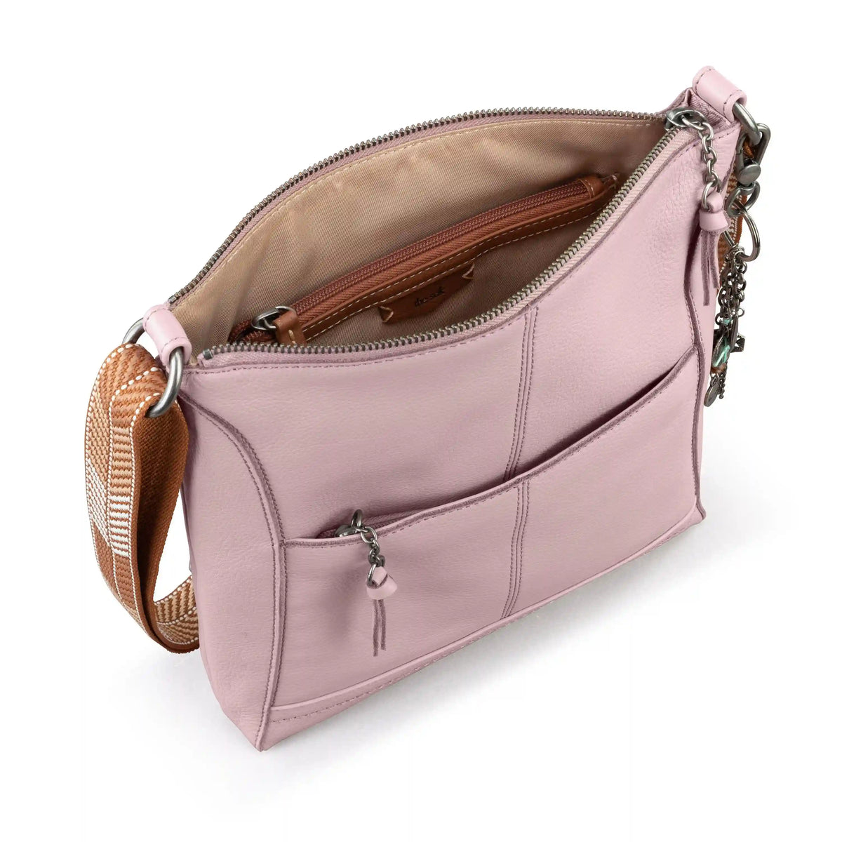 Lucia Crossbody - Leather - Rosewood