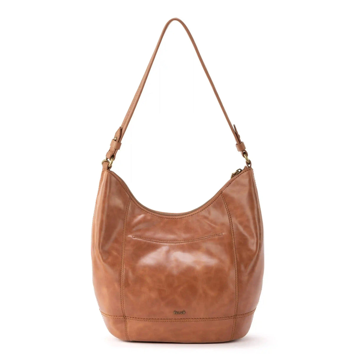 Sequoia Hobo - Leather - Tobacco Floral Embossed