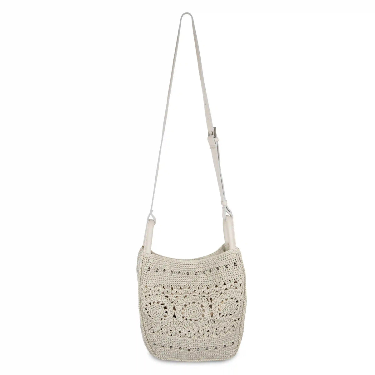 Los Feliz Crossbody - Hand Crochet - Natural Medallion