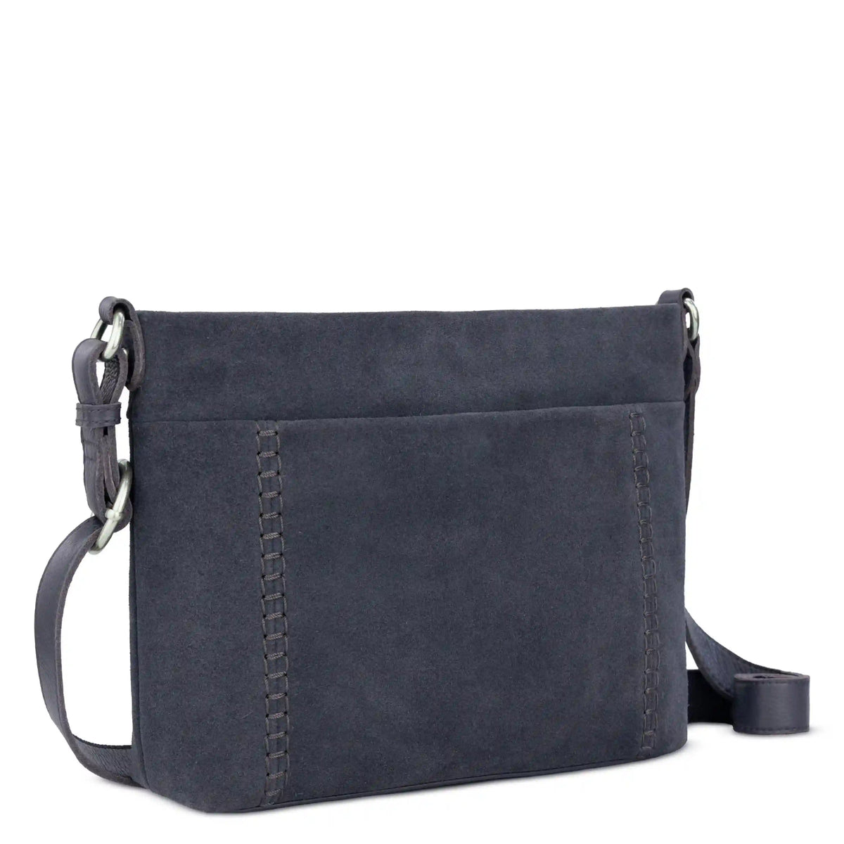 Melrose Crossbody - Leather - Storm Grey Suede