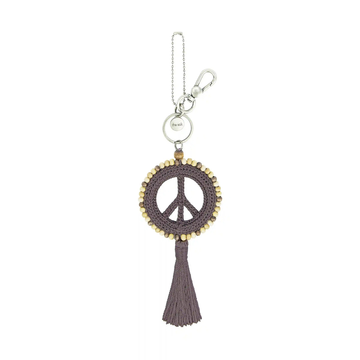 Yarnicharmz Dangle - Hand Crochet - Mushroom Tonal Peace