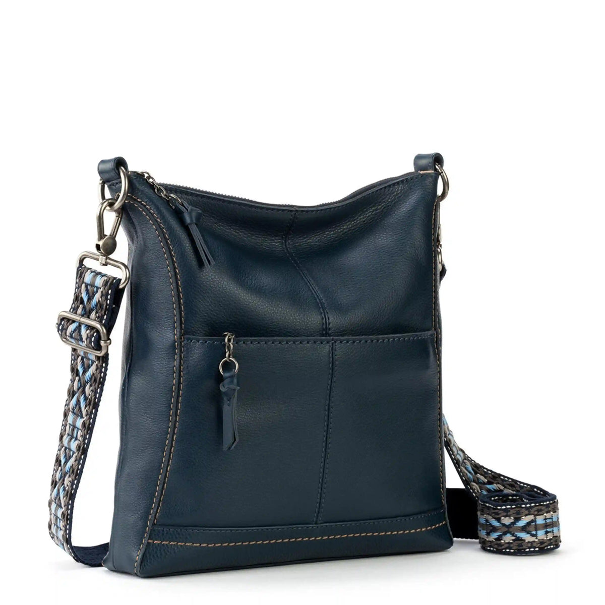 Lucia Crossbody - Leather - Indigo