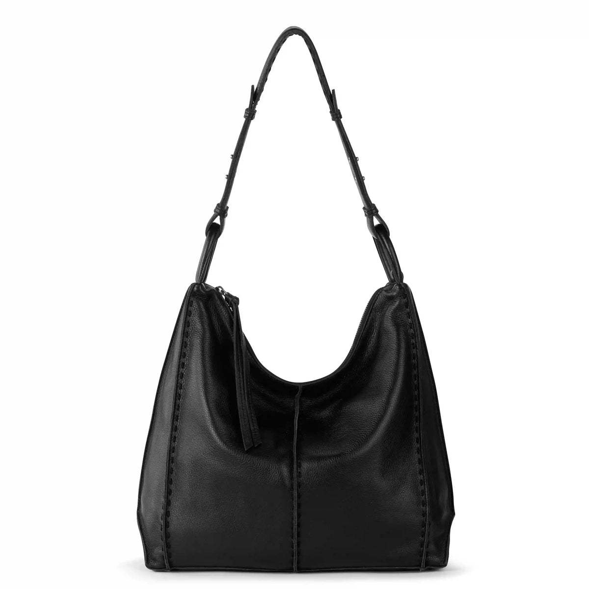 Los Feliz Bucket Hobo - Leather - Black