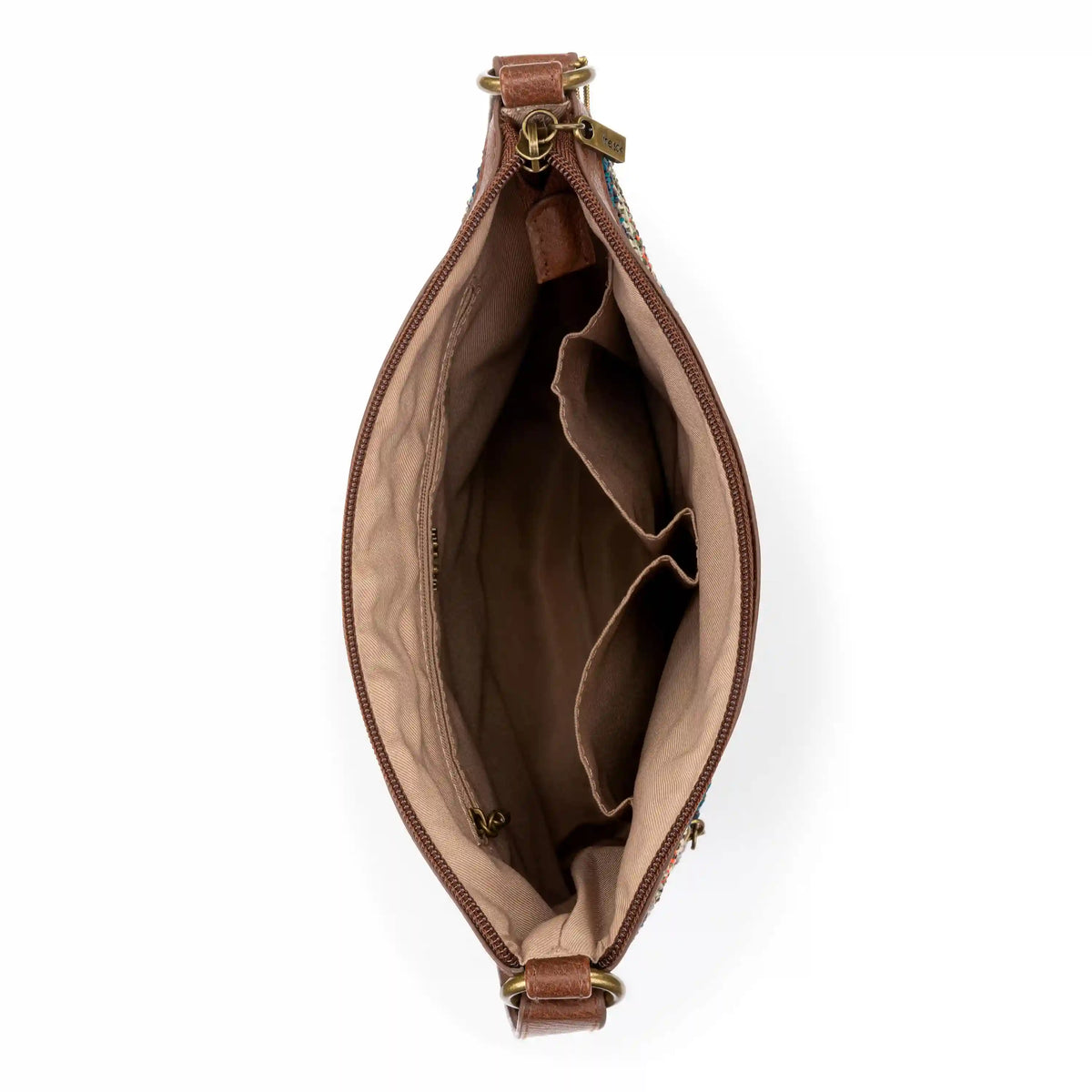 Lucia Crossbody - Hand Crochet - Woodland Stripe