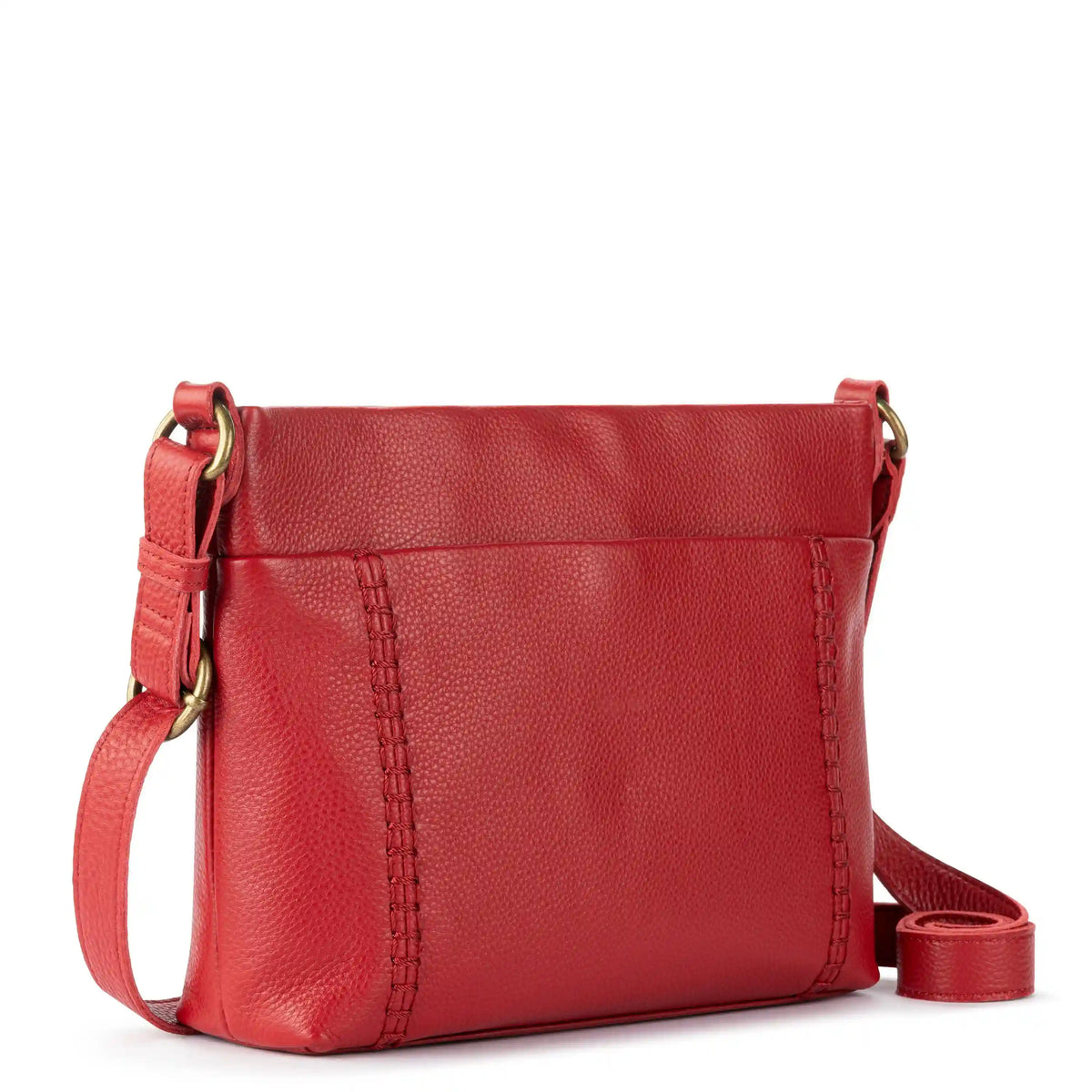 Melrose Crossbody - Leather - Scarlet