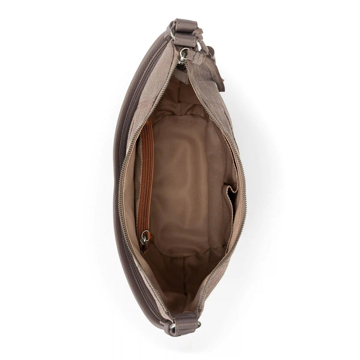 Sequoia Hobo - Leather - Mushroom Croco Suede