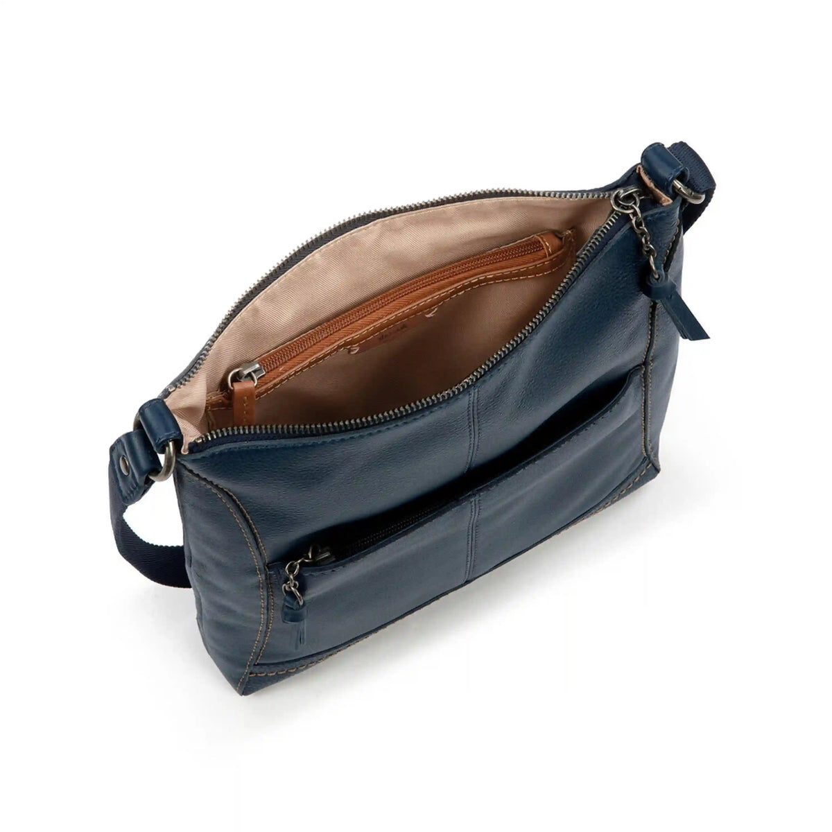 Lucia Crossbody - Leather - Indigo