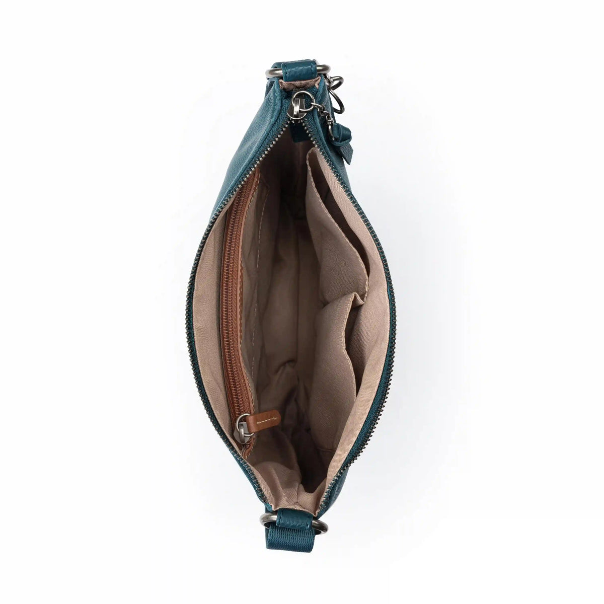 Lucia Crossbody - Leather - Deep Teal