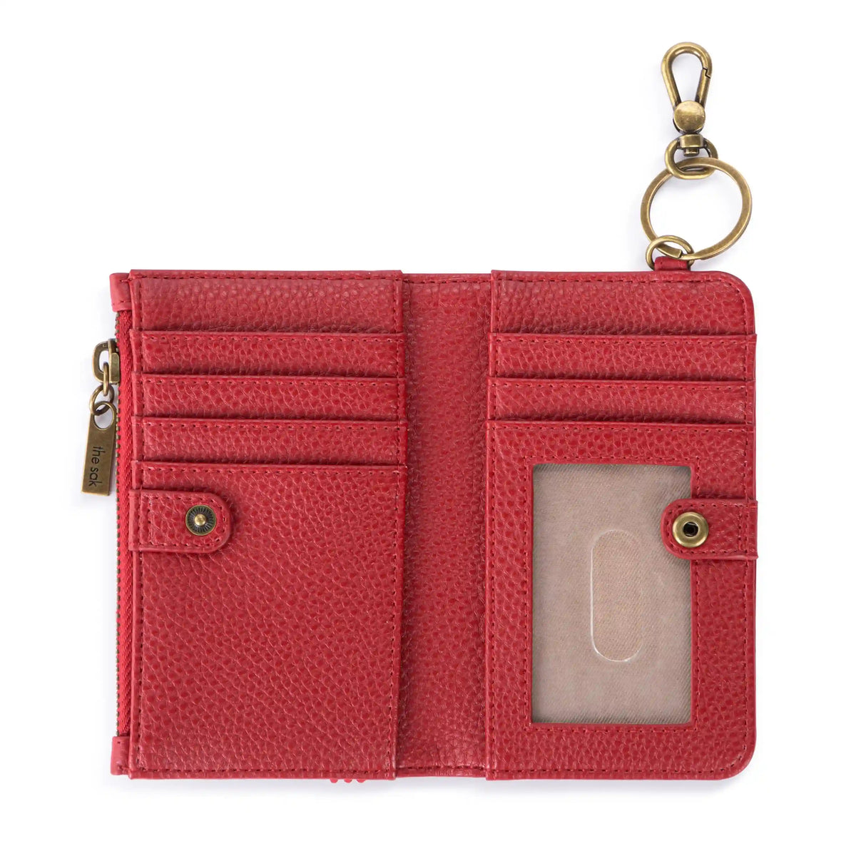 Encino Essential Wallet - Leather - Scarlet