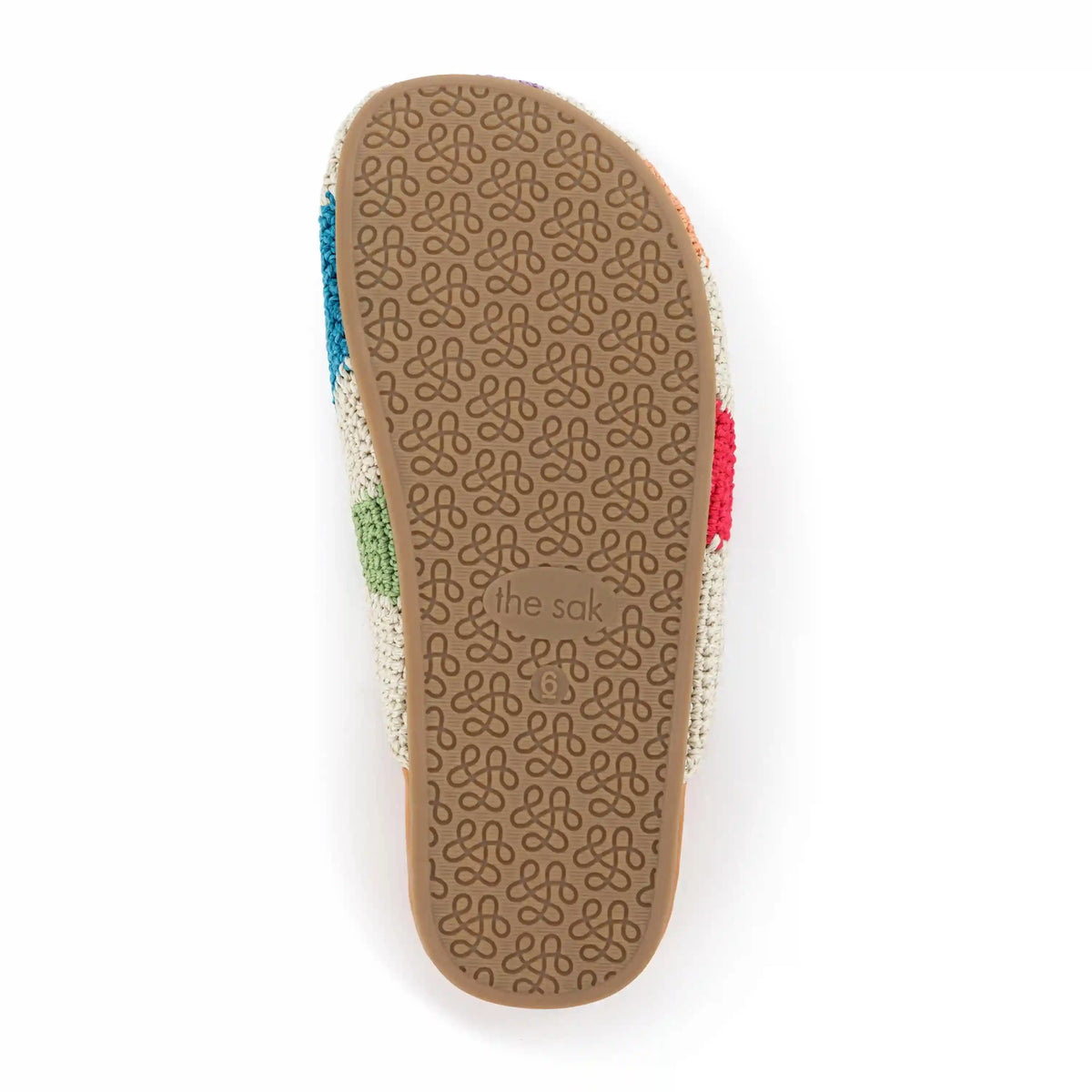 Bolinas Clog - Hand Crochet - Multi Sunbeam