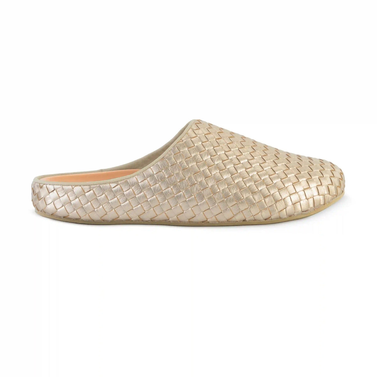 Bolinas Woven Clog - Leather - Woven Light Gold