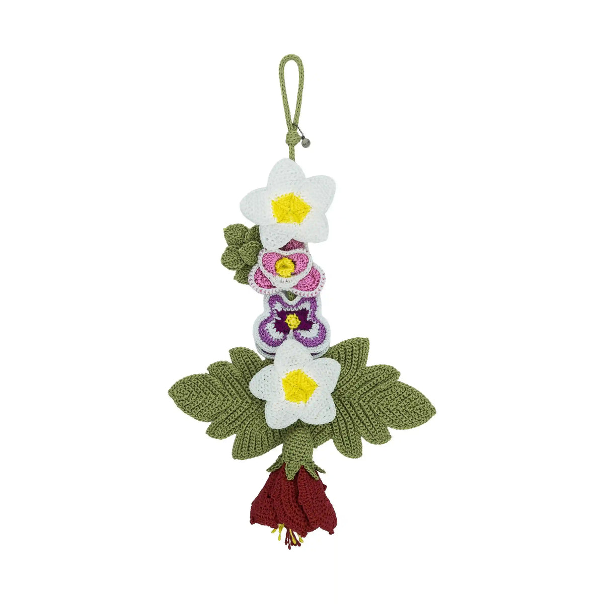 Yarnicharmz The Mega Dangle - Hand Crochet - Multi Flower